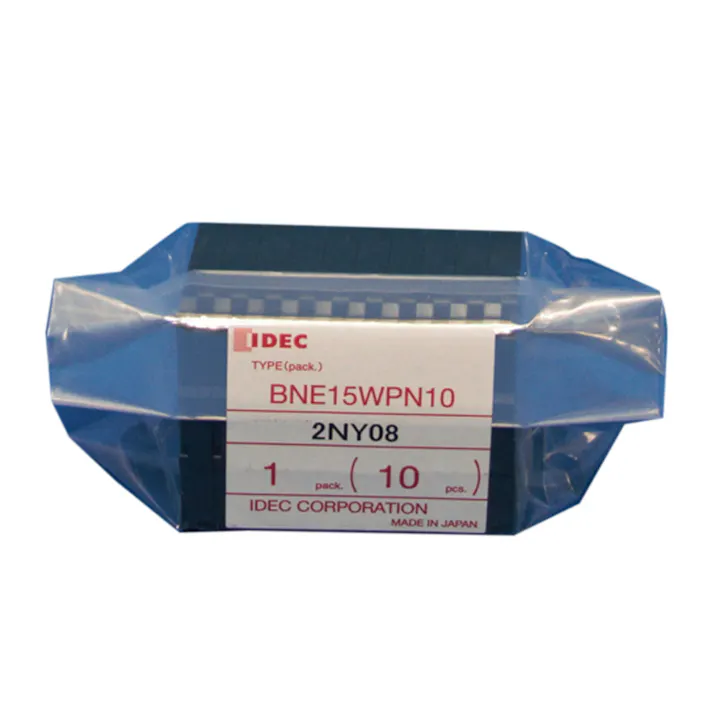 DINレール用端子台 エンド BNE15W 10個入