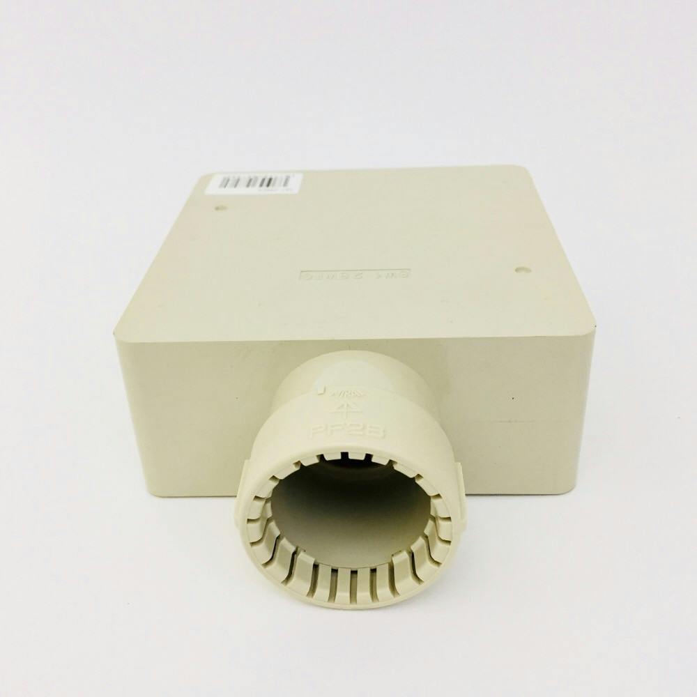 未来工業 露出スイッチボックス コネクタ付 ベージュ SW1-28WFG | 配線