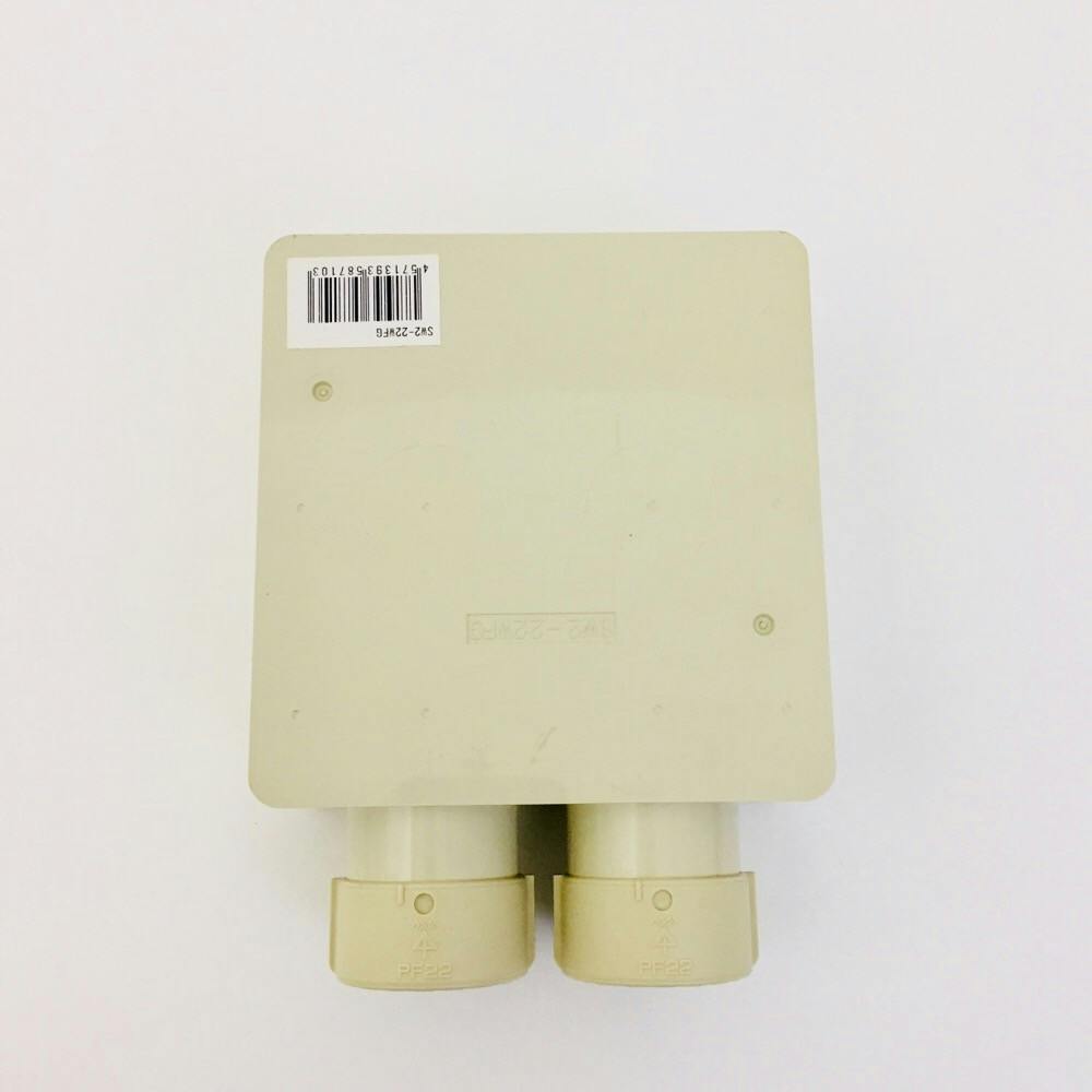 未来工業 露出スイッチボックス PF管用 1ヶ用 ベージュ SW1-16FG