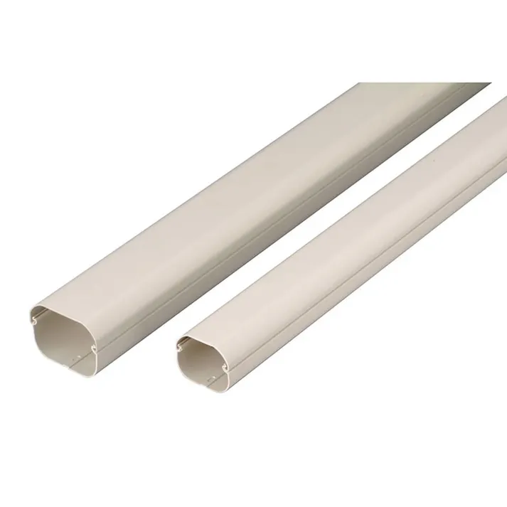 因幡電工 スリムダクトLD 配管化粧カバー グレー LD-70-G 10本入