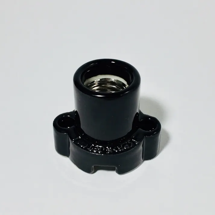 青山電陶 E17カラーソケット E17-13BK