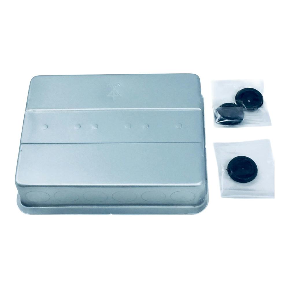 未来工業 鋼製カバー付スライドボックス 3ヶ用 SBG-3F-K | 配線部品