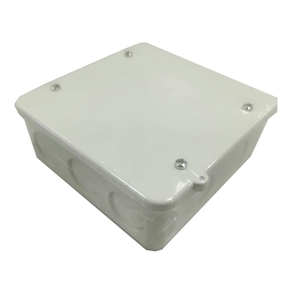 未来工業 PVKボックス アウトレットボックス 大形四角 浅型 ノック付