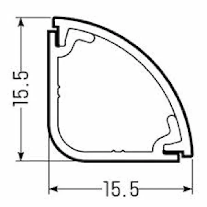 未来工業 Cモール コーナー隅角用 ブラウン CML-1B