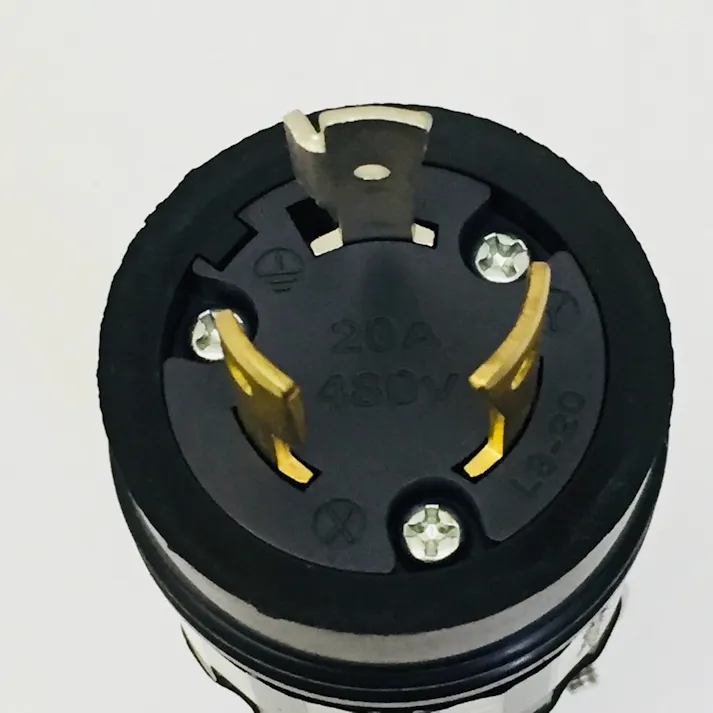 アメリカン 接地 2P 20A 引掛プラグ 3242RWL8