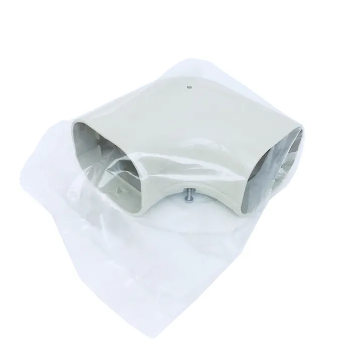 因幡電工 スリムダクトSD スリムコーナー 平面90度 アイボリー SK-77-I 10個入