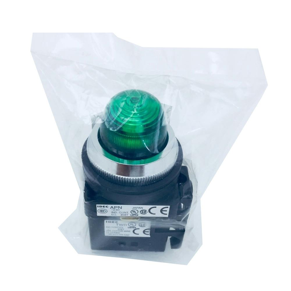 IDEC TWNシリーズ パイロットライト φ30 丸形 LED照光 緑 APN116DNG