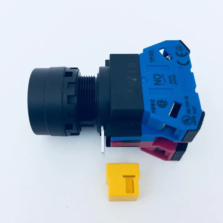 IDEC HWシリーズ 押しボタンスイッチ φ22 平形 モメンタリ形 緑 HW1B-M111G