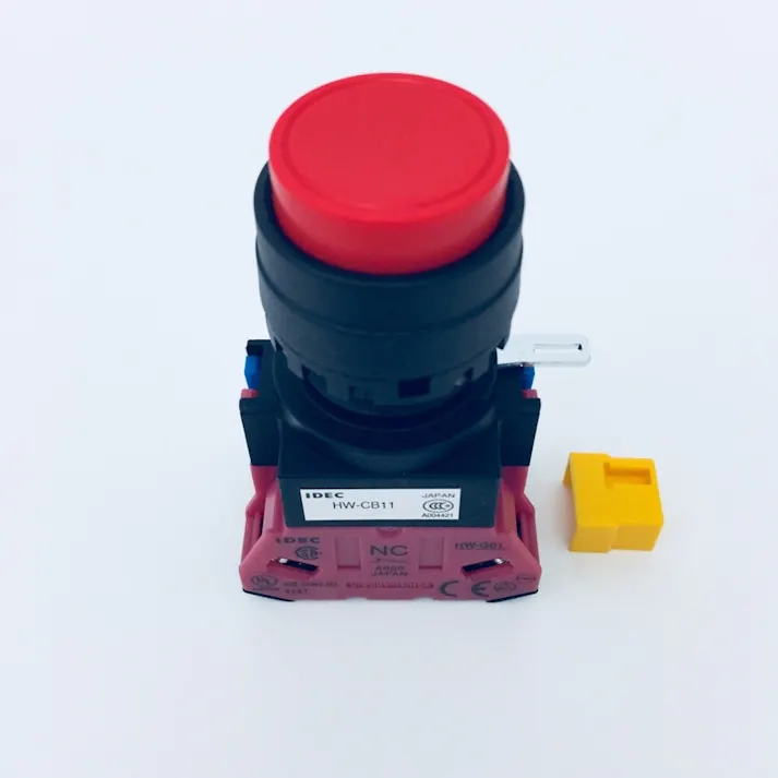 IDEC HWシリーズ 押しボタンスイッチ φ22 突形 モメンタリ形 赤 HW1B-M211R