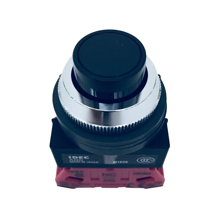 IDEC TWSシリーズ 押しボタンスイッチ φ25 突形 モメンタリ形 黒 ABS211NB