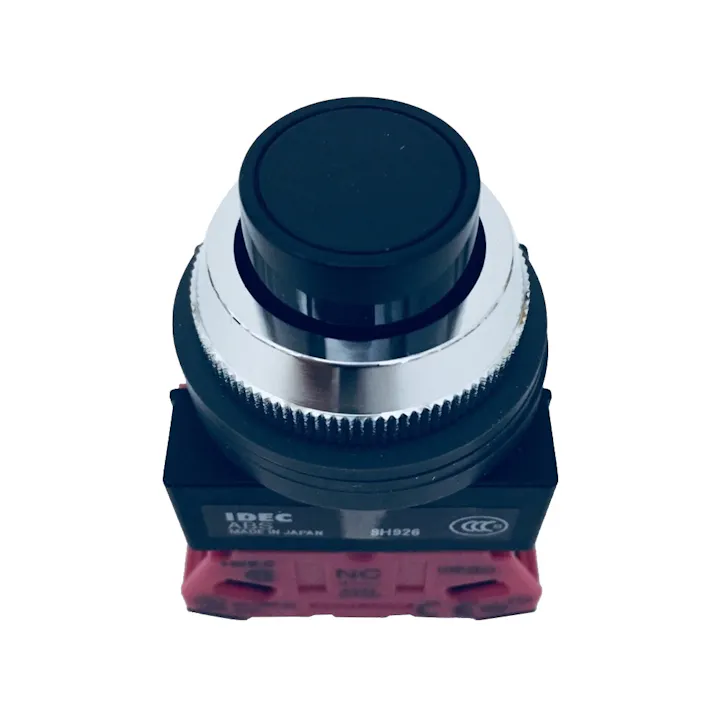 IDEC TWSシリーズ 押しボタンスイッチ φ25 突形 モメンタリ形 黒 ABS211NB