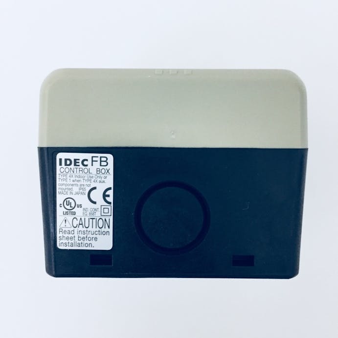 IDEC 樹脂製コントロールBOX 1穴用 ベージュ FB1W-111Z
