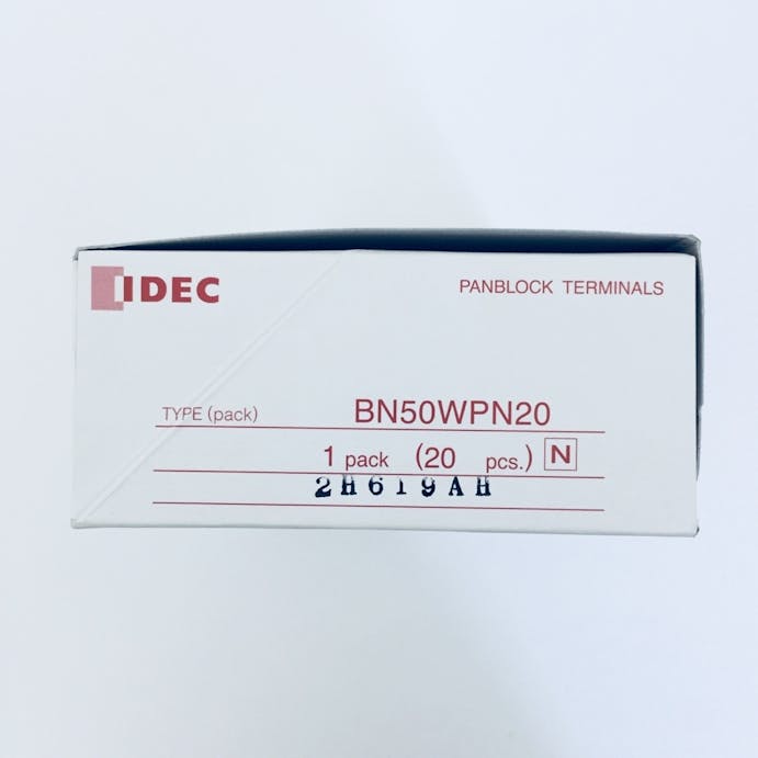 IDEC BNH-W・BNH-Wシリーズターミナルブロック DINレール用端子台 BN50W 20個入