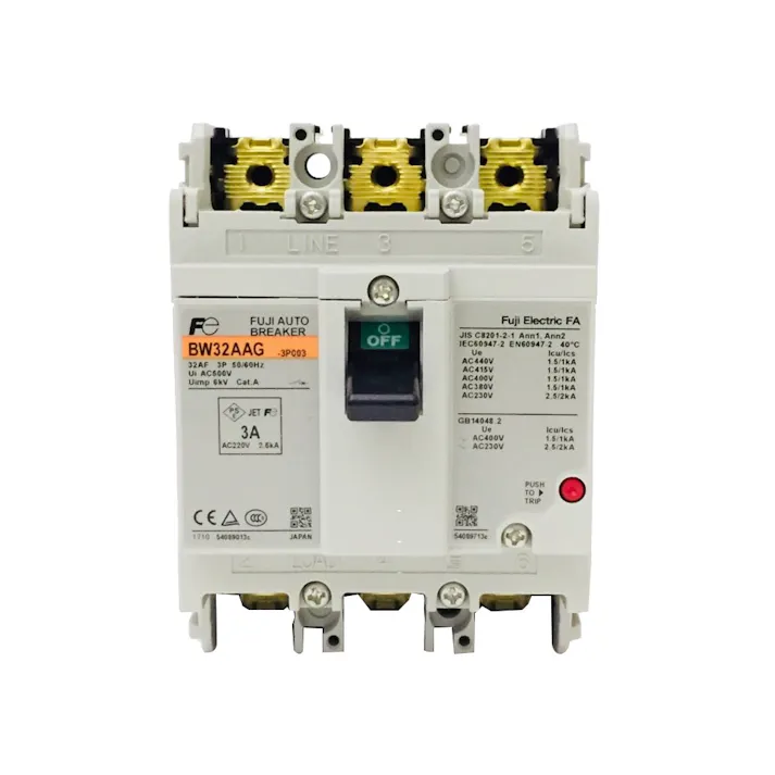 富士電機 一般配線用オートブレカ 3極 3A BW32AAG-3P003