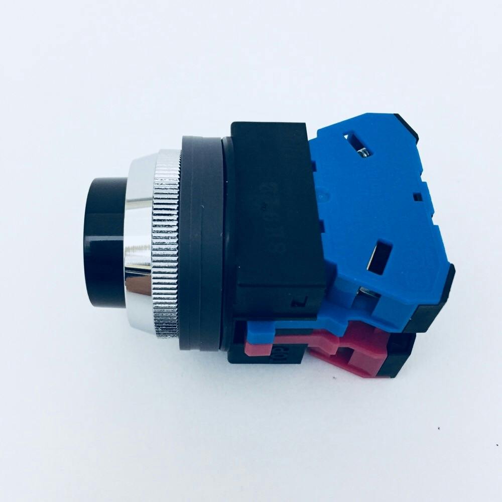 IDEC TWNシリーズ 押しボタンスイッチ φ30 突形 モメンタリ形 黒