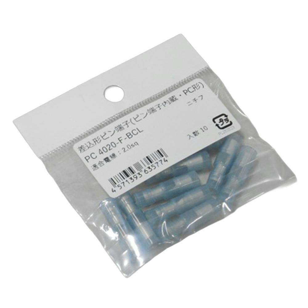ニチフ 差込形ピン端子 PC 4020-F-BCL 10個入