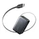 Anker Nano Power Bank 10000mAh 巻取り式 USB-Cケーブル ブラック A1638N11