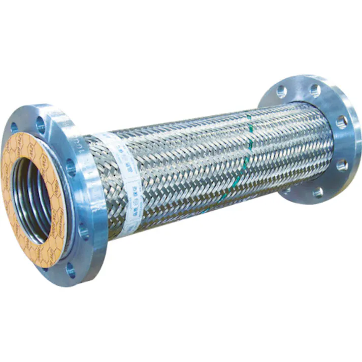 【CAINZ-DASH】トーフレ フレキシブルメタルホース フランジ無溶接型フレキ 10K SS400 150A×1000L TF-23150-1000【別送品】