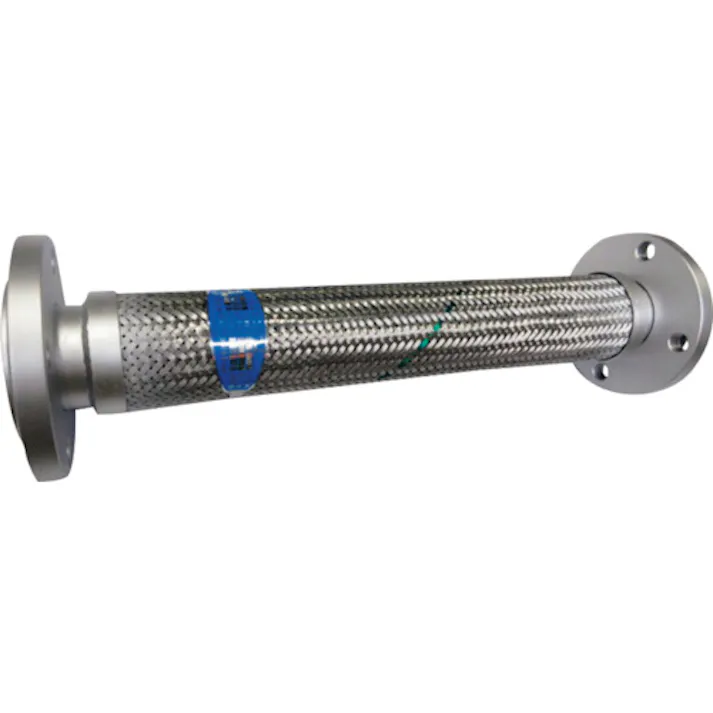 【CAINZ-DASH】トーフレ TF 消防法フレキ 高圧1層ベローズ SUS316L JIS10K(SS400) 100AX900L TF-14000-100-900【別送品】