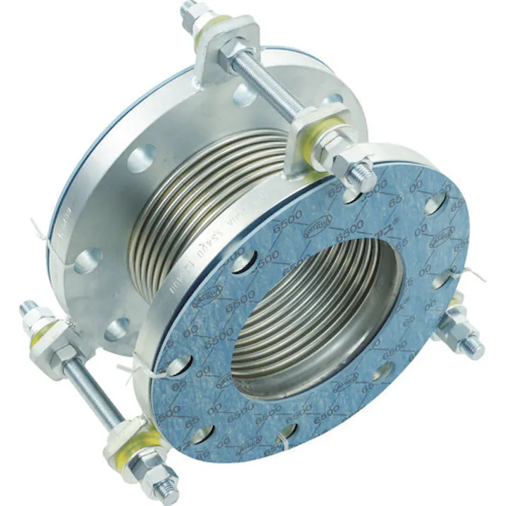 【CAINZ-DASH】トーフレ フランジ無溶接型防振継手 10K SS400 50AX150L VJ10K-50-150【別送品】