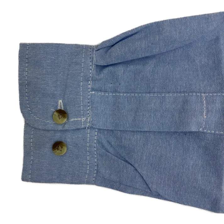 ダンガリーシャツ ブルー LL(販売終了)