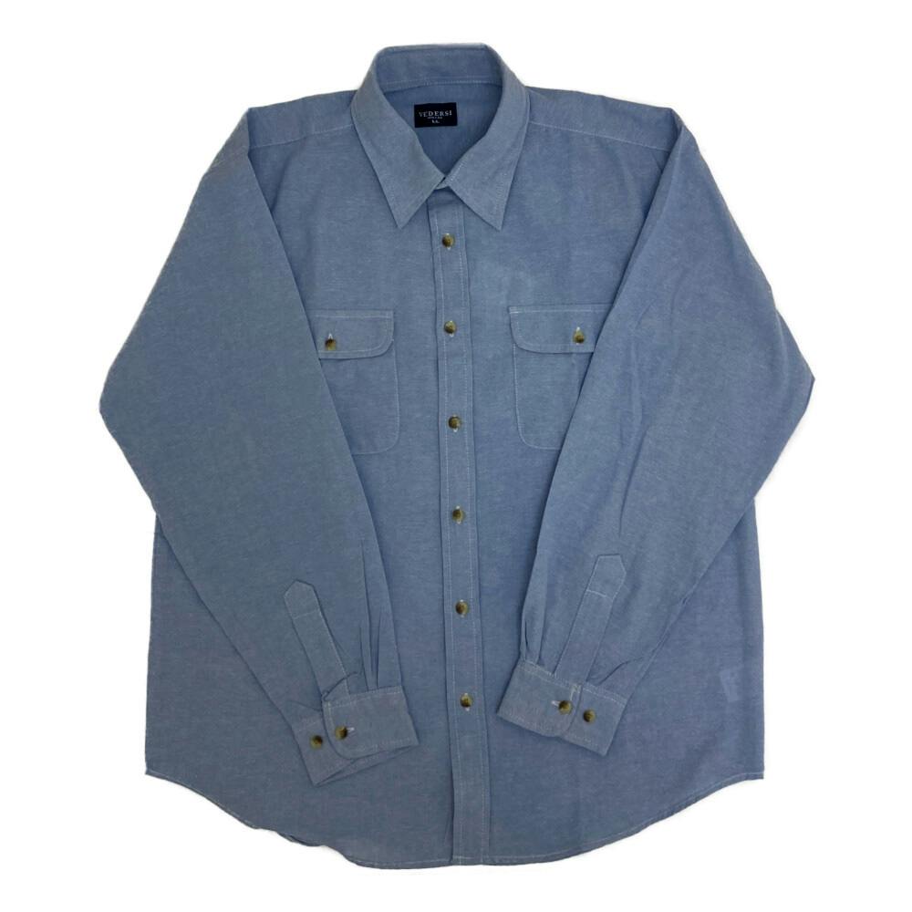 ダンガリーシャツ ブルー 3L(販売終了) | 作業着・作業服・安全靴 通販