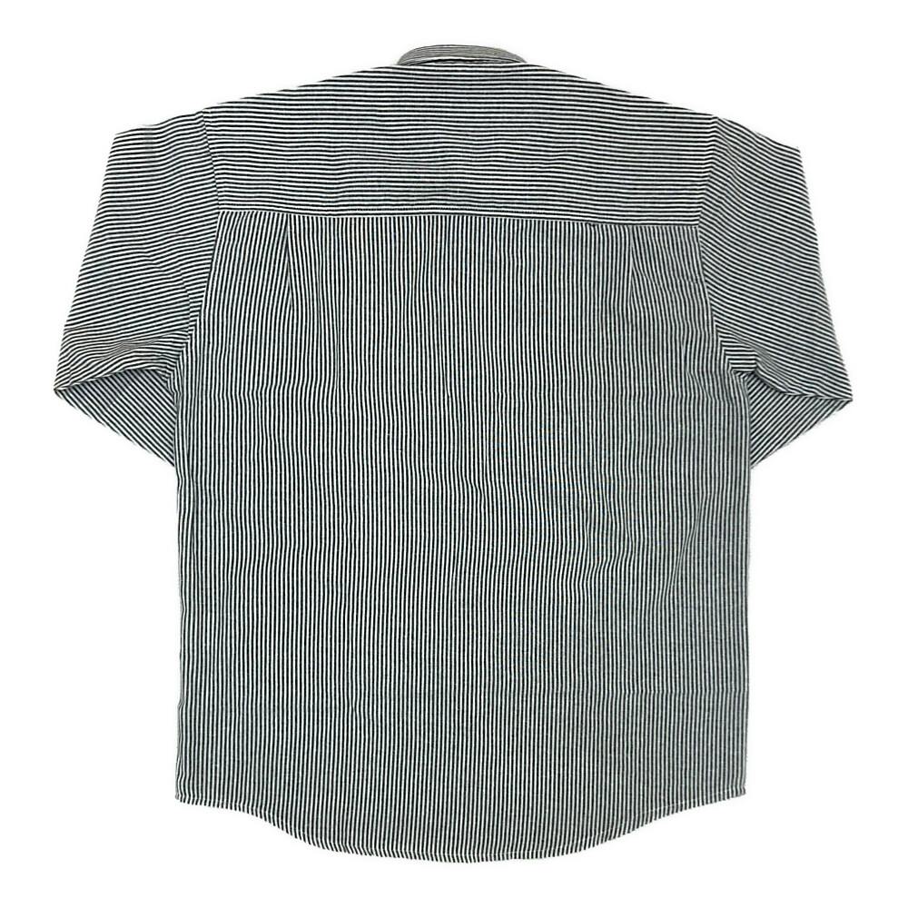 ヒッコリーシャツ M ブラック | 作業着・作業服・安全靴 通販