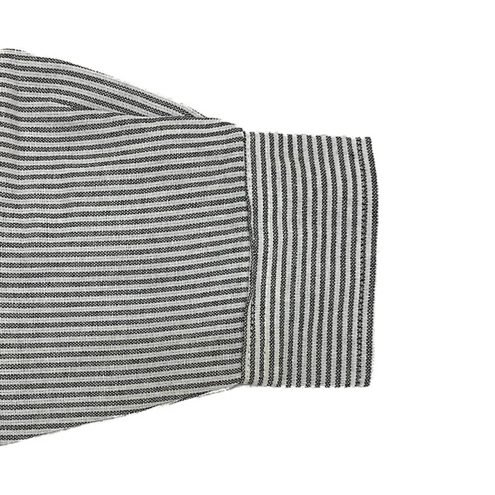 ヒッコリーシャツ LL ブラック