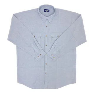 ダンガリーシャツ LL ブルー