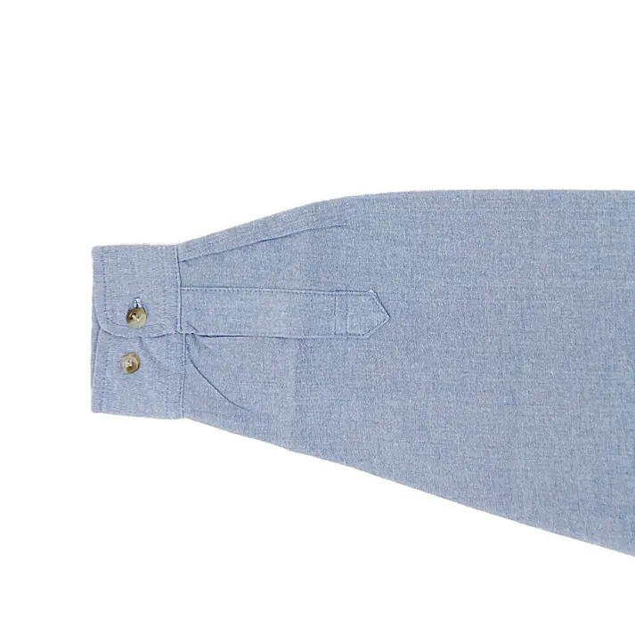 ダンガリーシャツ LL ブルー