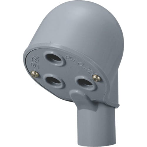 日動電工 エントランスキャップ22(グレー) EC22GHW 電線管コネクタ 日動電工 エントランスキャップ22(グレー) EC22GHW 電線管コネクタ