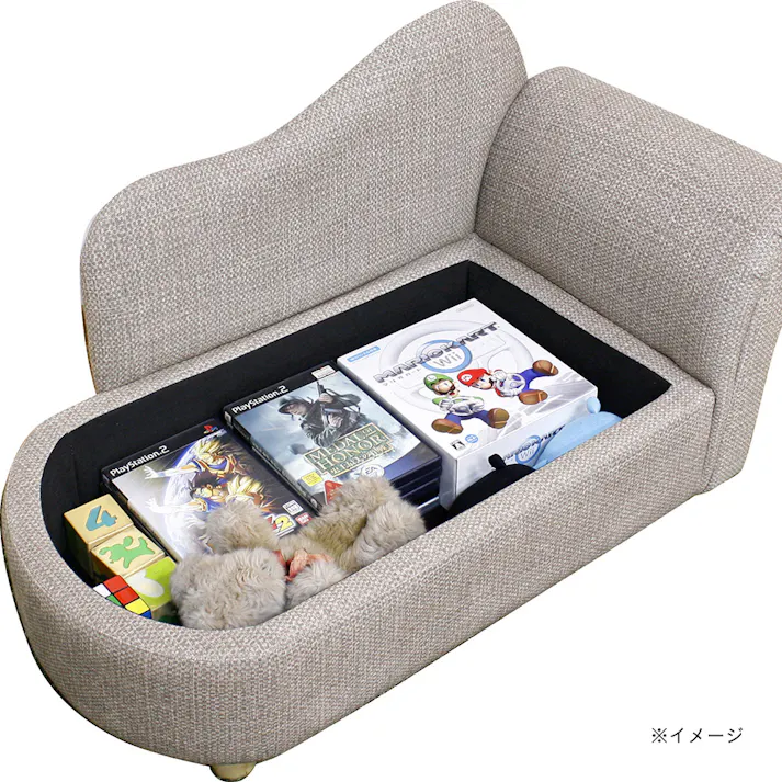 引っかきキズに強い 収納庫付きペットソファー ベージュ色【別送品】