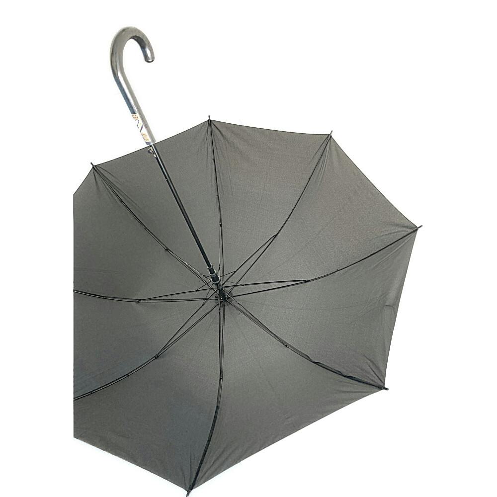 スライドカバー付き傘 65cm 無地 ブラック C6 | 傘 通販