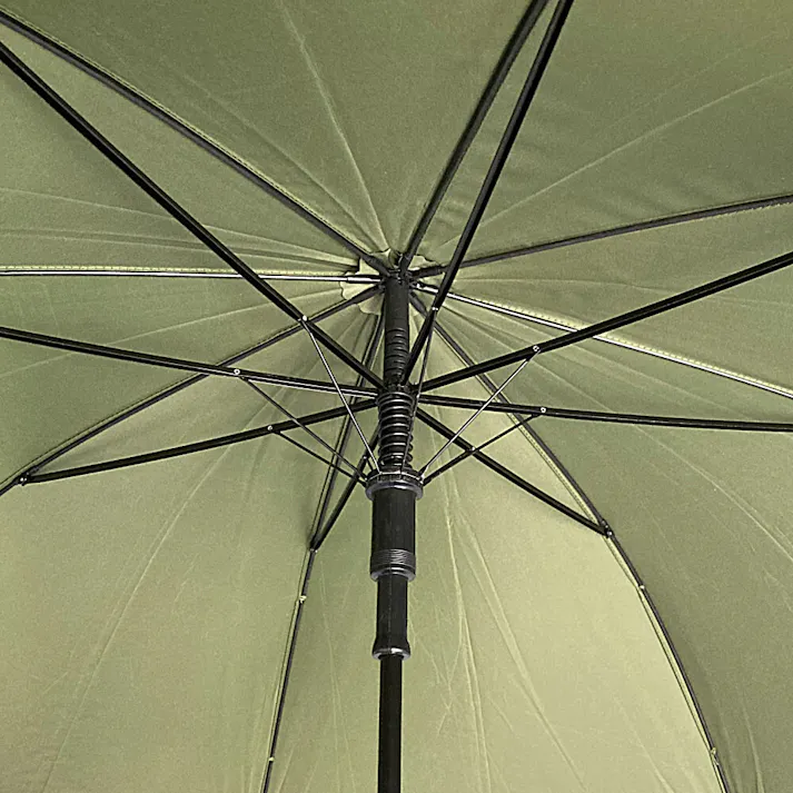 スライドカバー付き傘 65cm 無地 カーキC6