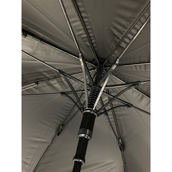 晴れの日でも使える晴雨兼用バックプロテクト傘 65cm カーキ×ブラック