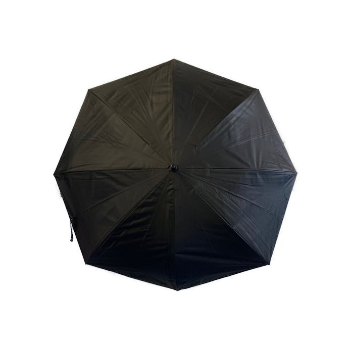 晴れの日でも使える大きめ晴雨兼用長傘 75cm ブラック