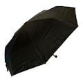 晴れの日でも使える大きめ晴雨兼用折傘 カラビナ付 70cm ブラック