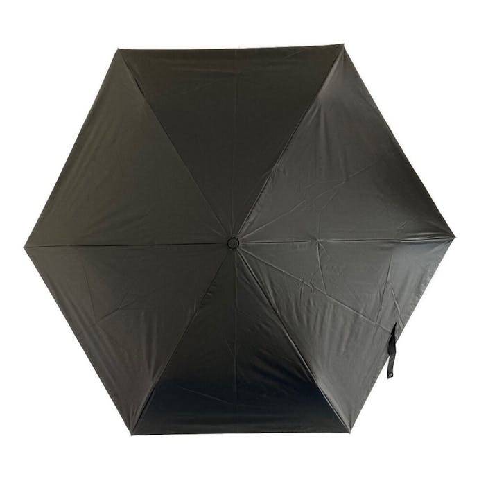 晴れの日でも使える晴雨兼用自動開閉折傘 58.5cm ブラック