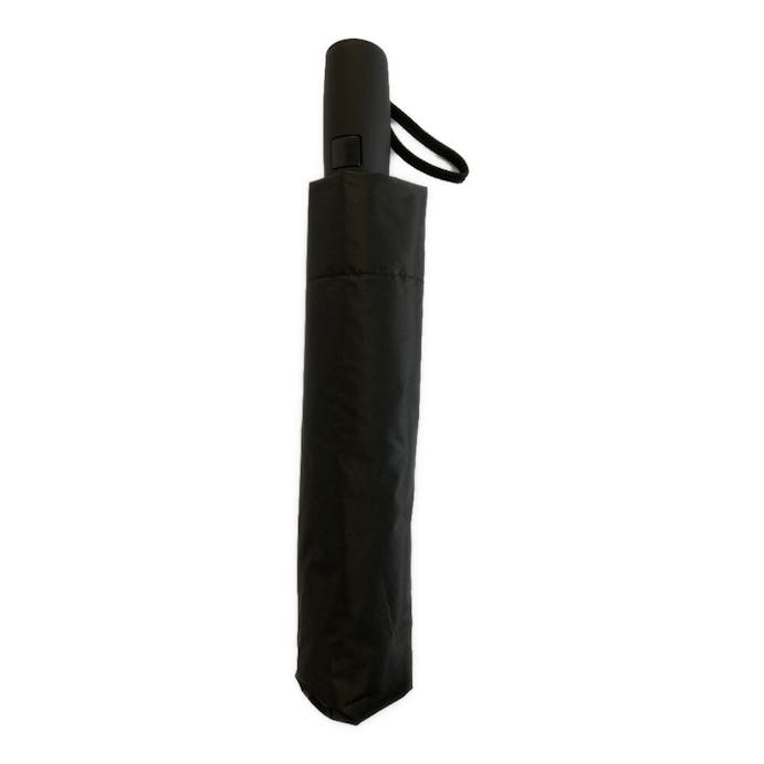 晴れの日でも使える晴雨兼用自動開閉折傘 58.5cm ブラック