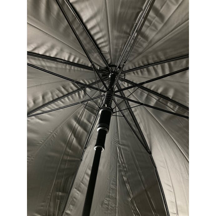 晴れの日でも使える晴雨兼用長傘 65cm ブラック
