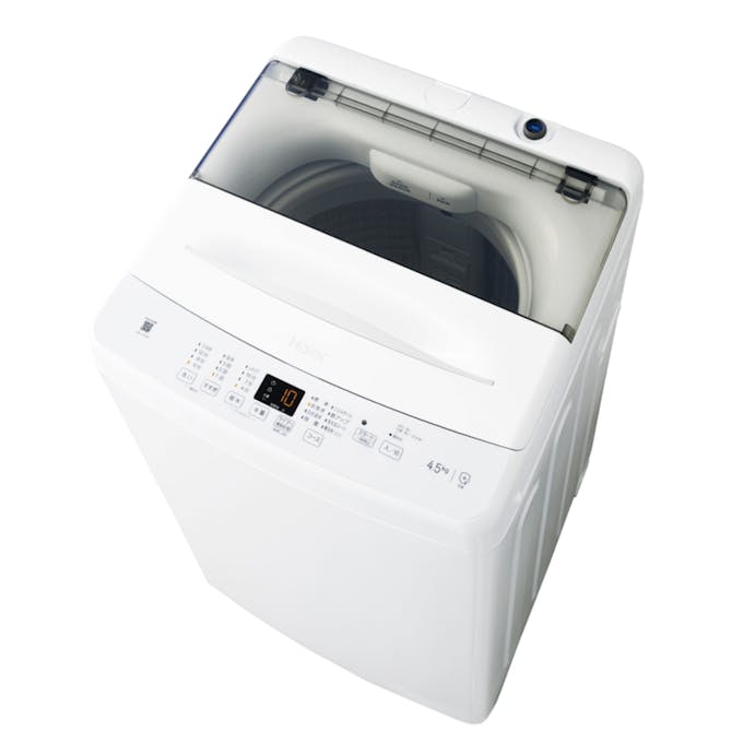 ハイアール 4.5キロ全自動洗濯機 JW-U45B(W)