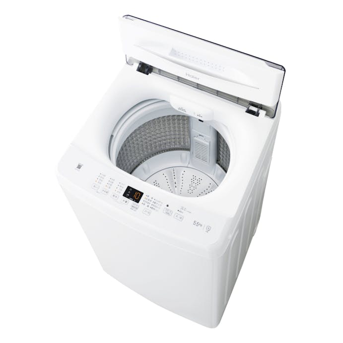 ハイアール 5.5キロ全自動洗濯機 JW-U55B(W)