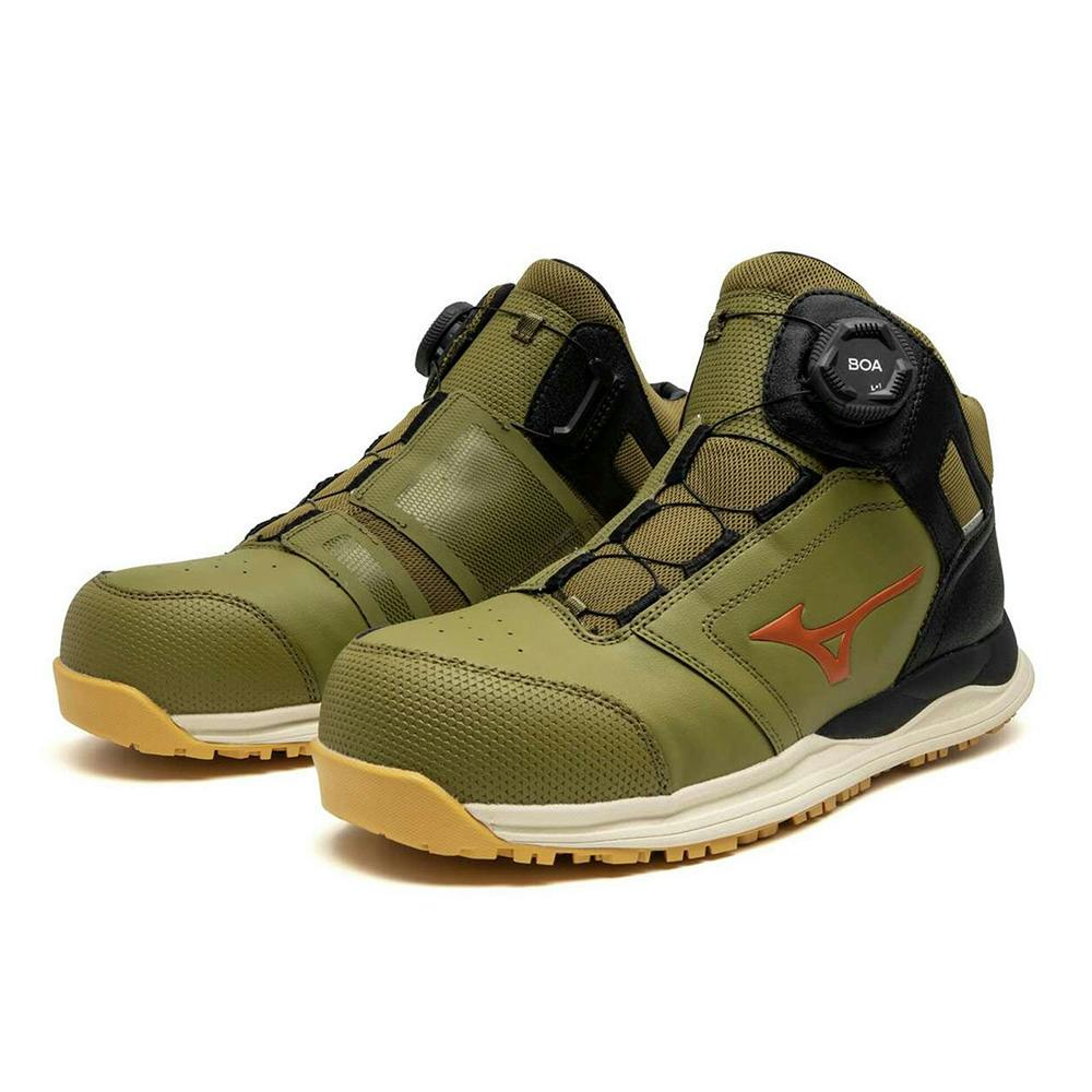ミズノ 安全靴 メンズ オールマイティ ALMIGHTY HWII81M BOA 26.5cm