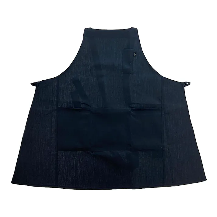 ツイル 無地タスキエプロン ネイビー