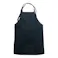 ツイル 無地タスキエプロン ブラック