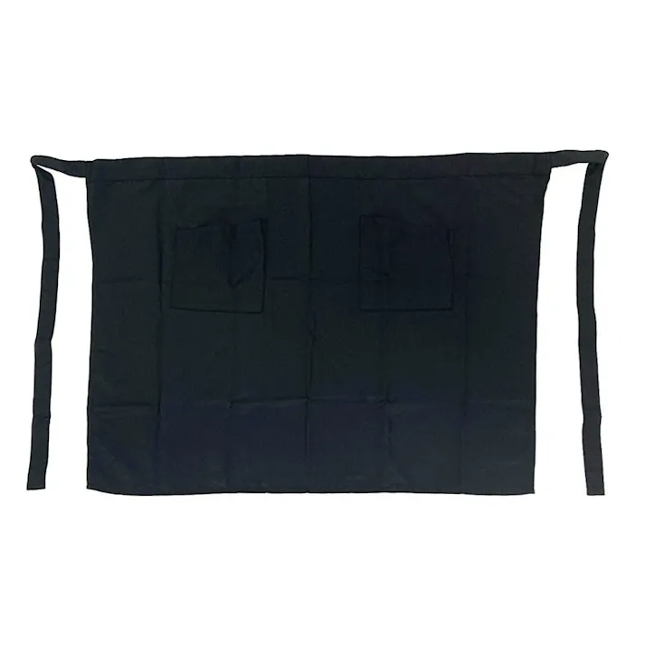 腰下エプロン ミディアム丈 BK