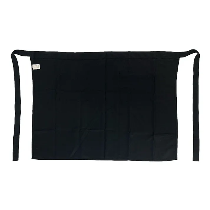 腰下エプロン ミディアム丈 BK