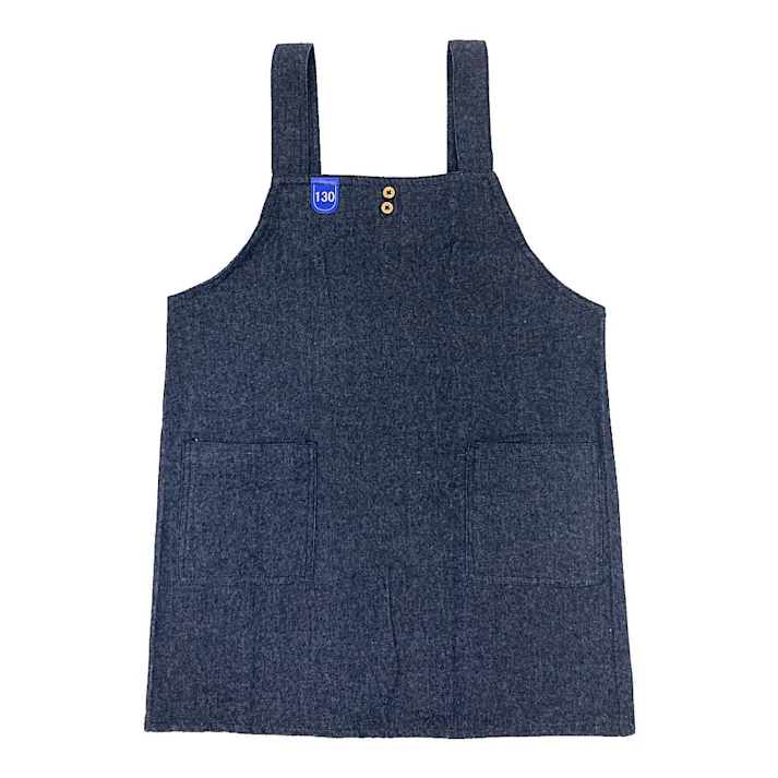 デニム子供エプロン130