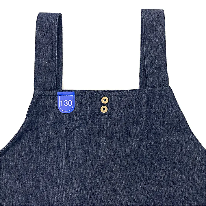 デニム子供エプロン130