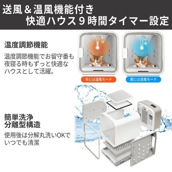 Haru nello ペットドライルーム グレー PD-B10-G【別送品】(販売終了)